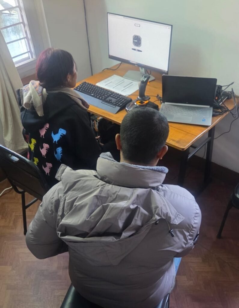 COMPASS test hardware joystick and rudder pedals at SAC Kathmandu